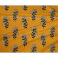thumbnail image 4 of oneOone Polyester Lycra Fabric Leaves & Floral Block Printed Fabric 1 Yard 56 Inch Wide, 4 of 4