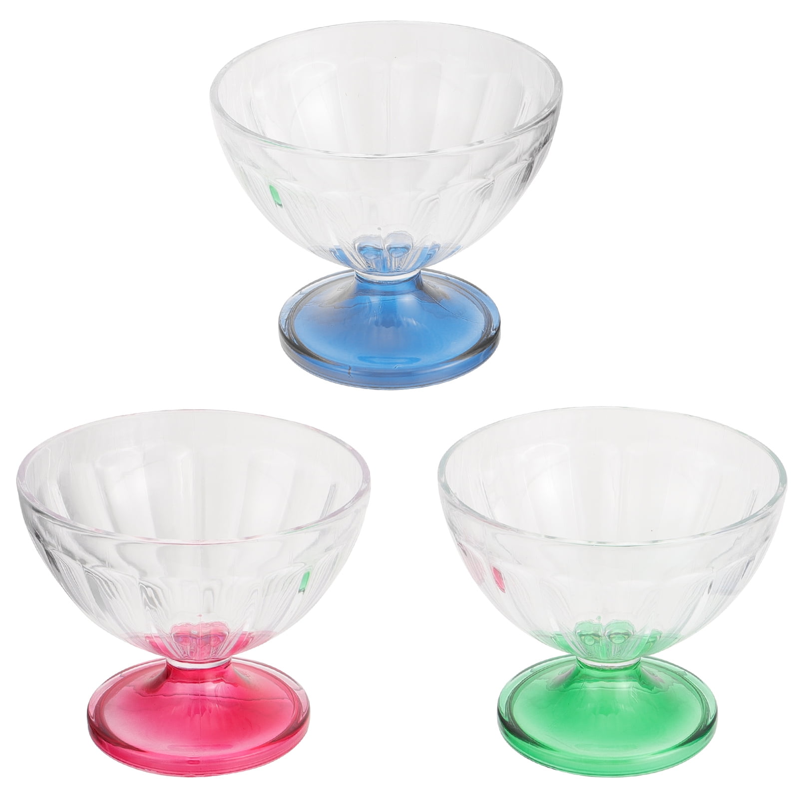 3pcs Dessert Cups Milkshake Ice Cream Cups Plastic Party Cocktail Toasting Cups