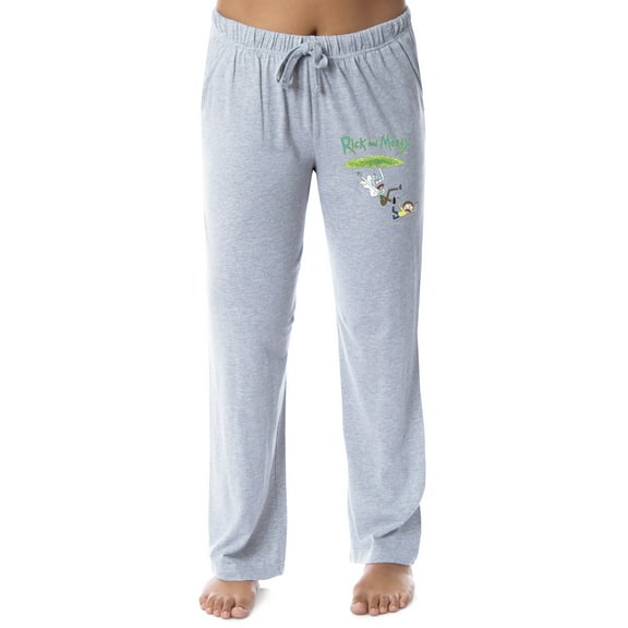 Rick and Morty Womens' TV Show Series Portal Character Sleep Pajama Pants
