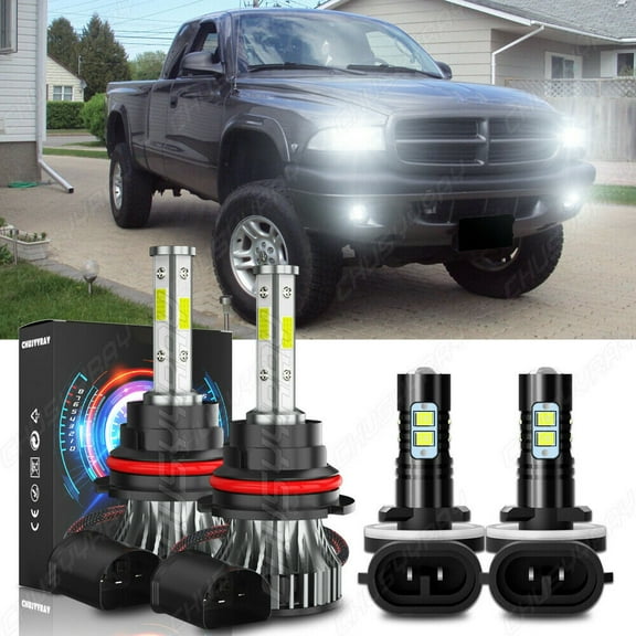 For Saturn ION 2003 2004 Combo 9007 LED Headlight   881 Fog Light Bulbs Kit