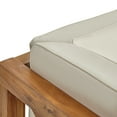 thumbnail image 4 of Cytheria Outdoor Acacia Wood 5 Seater Sectional Sofa Set with Fire Pit, 4 of 15