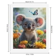 thumbnail image 2 of Paint By Numbers Kit for Adults Beginner - DIY Koala Butterfly Flower Garden Canvas Painting Kits for Adults, Frameless Paint By Number for Adults for Home Wall Decor 16x20 Inch, 2 of 7