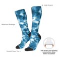 thumbnail image 4 of Balery Blue Tie Dye Calcetines novedosos Calcetines deportivos Calcetines hasta la rodilla Calcetines de algodón Calcetines originales y geniales, 4 of 6