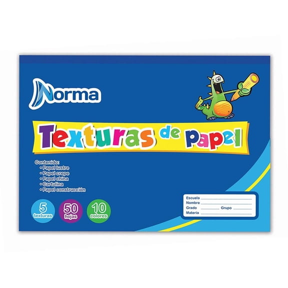 Block Norma Texturas de Papel 50 Hojas