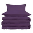 thumbnail image 2 of Superior Cotton Blend 800 Thread Count Duvet Cover Set, King/ California King, Plum, 2 of 4