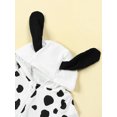 thumbnail image 4 of Dalmatian Costume Baby Boy Girl Halloween Outfits Long Sleeve Zip Up Hoodies Jumpsuit with Ears + Tail Fall Clothes Set, 4 of 7