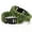 Mixed green, variant on Handmade Paracord Rope Cord Survival Hiking Camping Bangle Bracelet FishboneShap-rose+pink