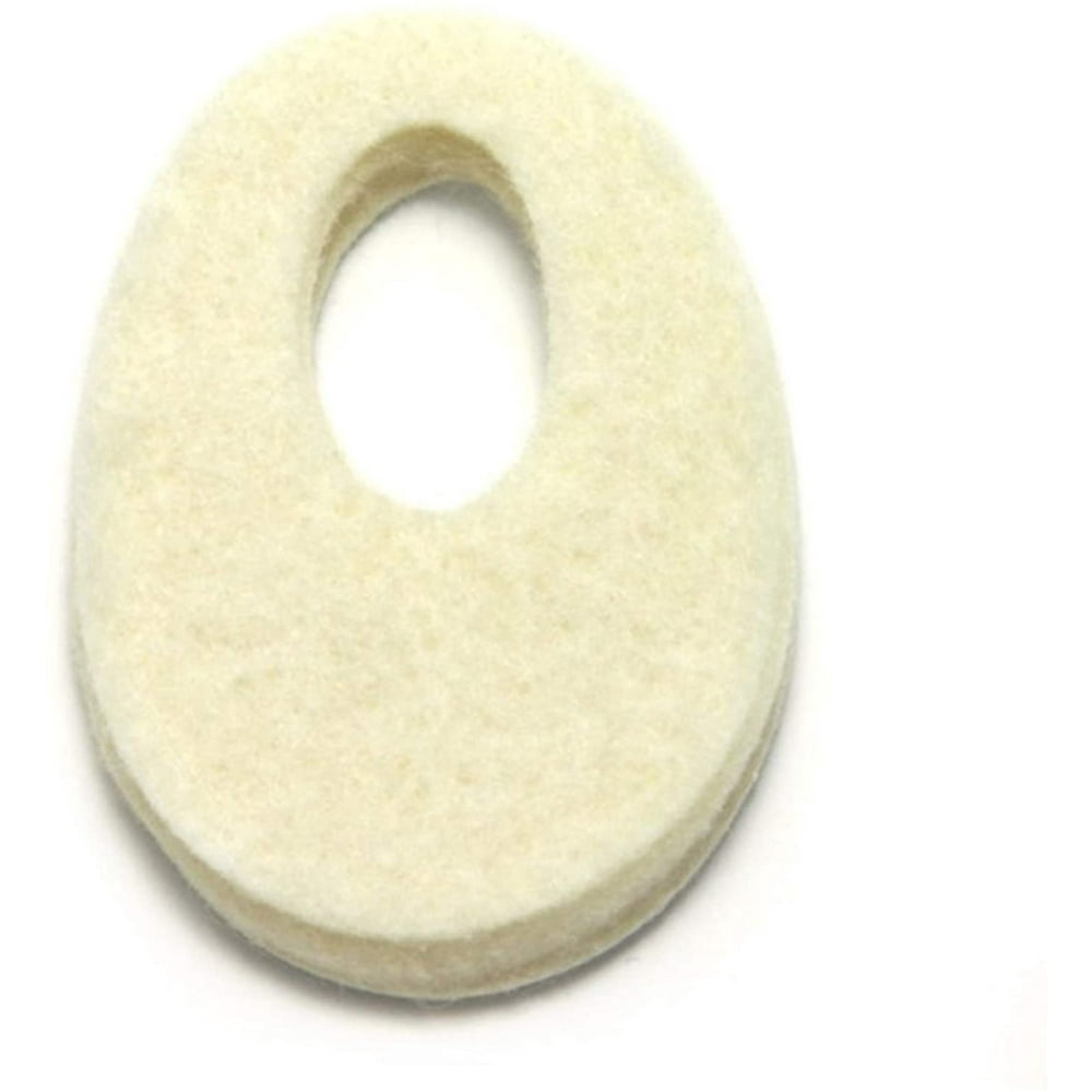 Oval Shaped Felt Callus Protective Pads Adhesive Foot Pads That