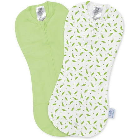 SwaddleMe Pod, 2-Pack, Peapods (Best Swaddle For Summer)