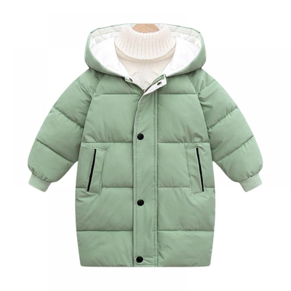 Boys Winter Thicken Camo Parka Toddler Padded Zip Hoodie Star Puffer Outwear Jacket Coat 