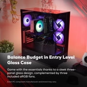 iBUYPOWER Element SE Gaming PC Desktop Computer AMD Ryzen 7 8700F CPU, AMD Radeon RX 7700 XT 12GB GPU, 32GB DDR5 5200MHz RAM, 1TB NVMe SSD, Windows 11 Home, Gamer Keyboard and Mouse - ESA7R77XT02