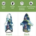 thumbnail image 6 of Salouo Fantasy Treehouse Planet Scene Pattern Small Dog Hoodie Sweatshirts Dog Clothes Coat Clothing Puppy Sweater Outfit Pullover Pet Winter Coat Sweater Outfit-X-Small, 6 of 7