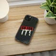 thumbnail image 5 of DistinctInk Clear Hybrid Case for Apple iPhone 15 (6.1" Screen) - Go For It - Shockproof Protection, 5 of 9