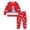 p-81Red308, variant on CAIVO Kids Christmas 2 Piece Pajama Sets Girls O-Neck Long Sleeve T-Shirts Pants Boys Xmas Loungewear Sleepwear