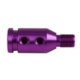 thumbnail image 4 of REGALWOVEN M12 x 1.25 Car Vehicle Universal Purple Gear Shift Knob Adapter for Non Threaded Shifter, 4 of 6