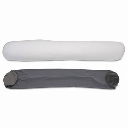 Living Health Products LRGMBR-COV-Gray The Microbead Body Pillow Cover - Gray