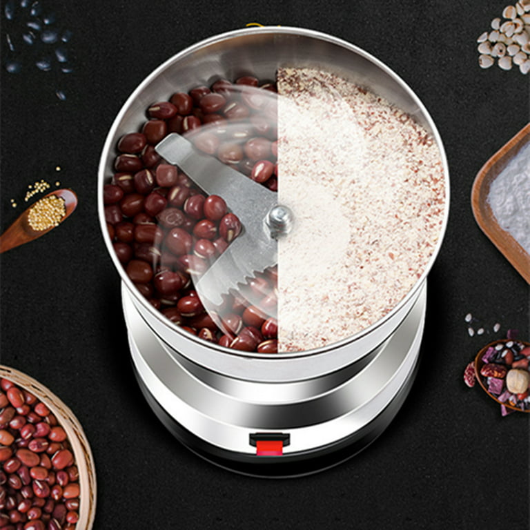 Delaman Electric Coffee Grinder Stainless Steel Cereals Grains Bean Nut  Seed Herb Grind Spice Crusher Blender 110V-220V