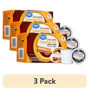(3 pack) Great Value Chocolate Caramel Nut, Medium Roast Arabica Coffee Pods, 12 Count