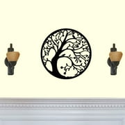 Decorative Tree of Life Laser Cut Solid Steel Decorative Home Accent Wall Sign Hanging