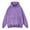 Purple, variant on Vintage Oversized Hoodies For Women Pullover Plain Hoodie Blank Baggy Drop Shoulder Sweatshirts Loose Fit Top