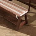 thumbnail image 3 of KidKraft KidKraft Outdoor Wooden Table & Bench with Cushions and Umbrella, Espresso, 3 of 8