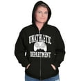 thumbnail image 3 of Unathletic Department Video Game Nerd Unisex Fleece Graphic Zip Up Hoodie Brisco Brands 2X, 3 of 5