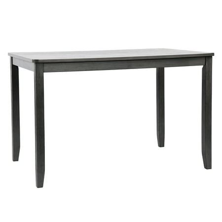 Duhome Dining Table Kitchen Dining Table Solid Wood Rectangular Table for Kitchen Dining Room Livingroom Restaurant Grey
