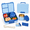 blue, variant on MEHOOM Kids Lunch Box with Thermos Food Jar, Bento Box for Kids with Removable Tray, Adjustable Divider, Soft Fork, Leak-Proof School Lunch Box for Daycare, Picnic, Travel, Pink