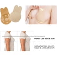 thumbnail image 3 of Adhesive Bra, Breast Lift Strapless Backless Bra Nippless Covers Push Up Self Invisible Sticky Bra for Women (2 Pairs), 3 of 6