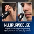thumbnail image 6 of Barbasol All-in-One Grooming Set for Men, 15-Piece Travel Grooming Kit with T-Blade Trimmer, Ear and Nose Hair Trimmer, 4 Guide Combs, Manicure Tools and Travel Bag, 6 of 10