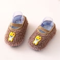 thumbnail image 2 of Newborn Socks Anti Slip Cute Animals Print Soft Floor Socks Brown 18-24 Months, 2 of 8