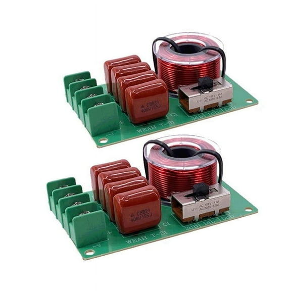 2PCS Pure High-Frequency Crossover Adjustable Home Theater Car Speaker