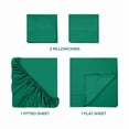thumbnail image 5 of Superior Egyptian Cotton 400 TC Deep Pocket Sheet Set, Twin XL, Green, 5 of 8