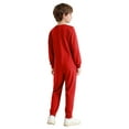 thumbnail image 2 of Oyolan Special Needs Adaptive Clothing for Children Long Sleeve Zip Back Jumpsuit Anti-Strip Romper Long Leg Bodysuit Red 14, 2 of 7