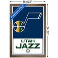 thumbnail image 2 of NBA Utah Jazz - Logo 21 Wall Poster, 14.725" x 22.375", Framed, 2 of 4