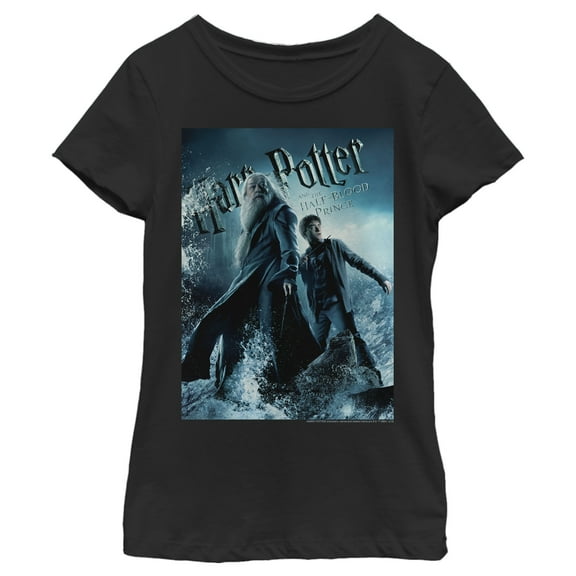 Girl's Harry Potter Half-Blood Prince Hidden Horcrux Poster Graphic Tee Black Small