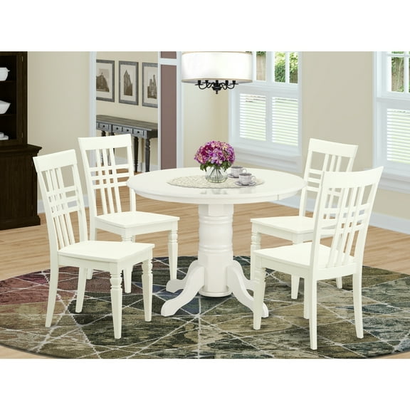 Tuscan Style Dining Set - Table & Chairs - Small Kitchen Table - Solid Wood Dinette Set