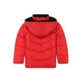 thumbnail image 2 of Reebok Girls Hooded Winter Puffer Coat, Sizes 4-16, 2 of 3