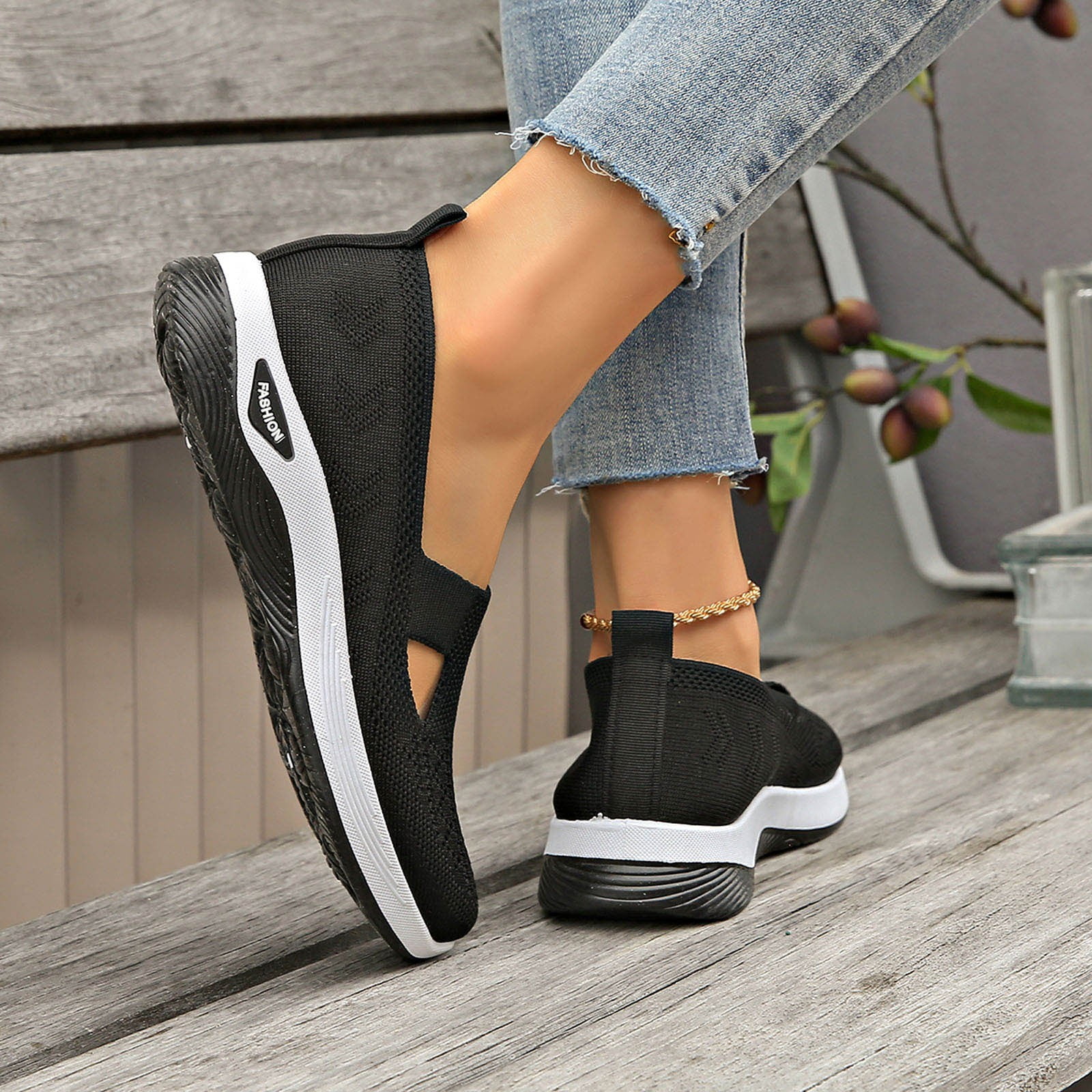 Automne Hiver Chaussures Plates Femme Hiver Automne Hiver