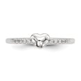 thumbnail image 4 of Sterling Silver CZ Heart Ring QR6740, 4 of 5