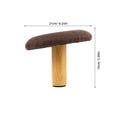thumbnail image 2 of TABLZONE Knee Chair Ergonomic For Meditation Brown Wood 1Pcs, 2 of 6