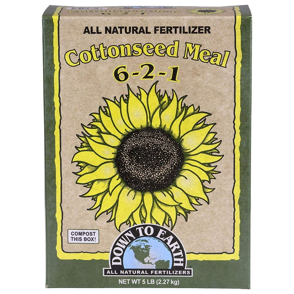Down To Earth All Natural Cottonseed Meal Fertilizer 6 2 1 5 Lb