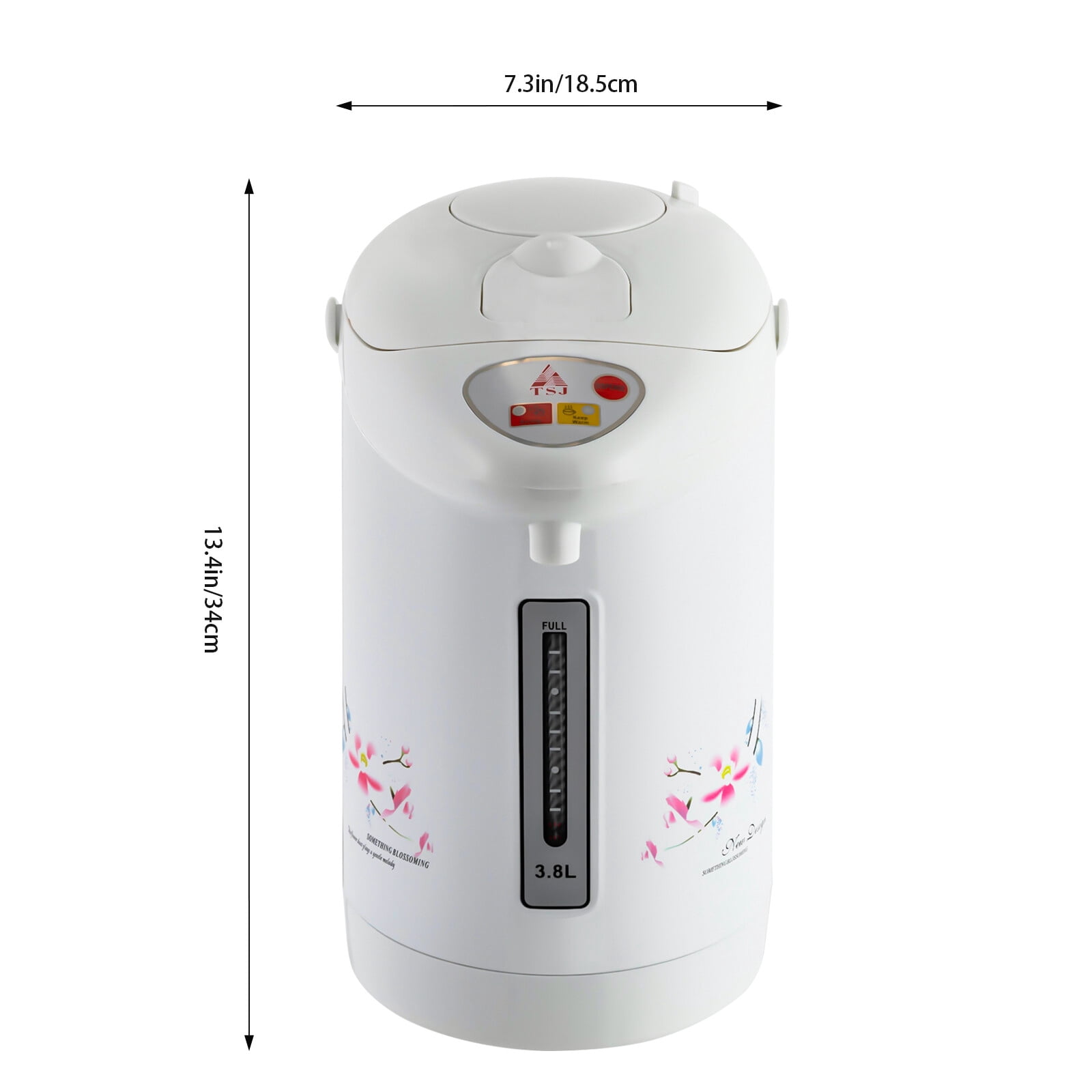 Hot & Cold Water Dispenser Countertop 3.8L – 3 Dispensing Modes (Electric/Touch/Air Pressure) 128 oz Electric Water Cooler with 304 Stainless Steel Inner Tank, Hot Boiler & Keep Warm