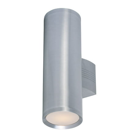 

Wall Sconces 2 Light Bulb Fixture With Brushed Aluminum Finish R30 Bulb Type 5 inch 150 Watts
