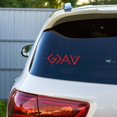 thumbnail image 4 of Cartat2s God Decal Truck Car Sticker Durable Decorative Automotive Stickers for Vehicles Laptops Windows, 4 of 4