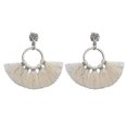thumbnail image 3 of Small Cute Crystal Tassel Drop Dangle Earrings For Girls Delicate Brin------Product code 80353, 3 of 5