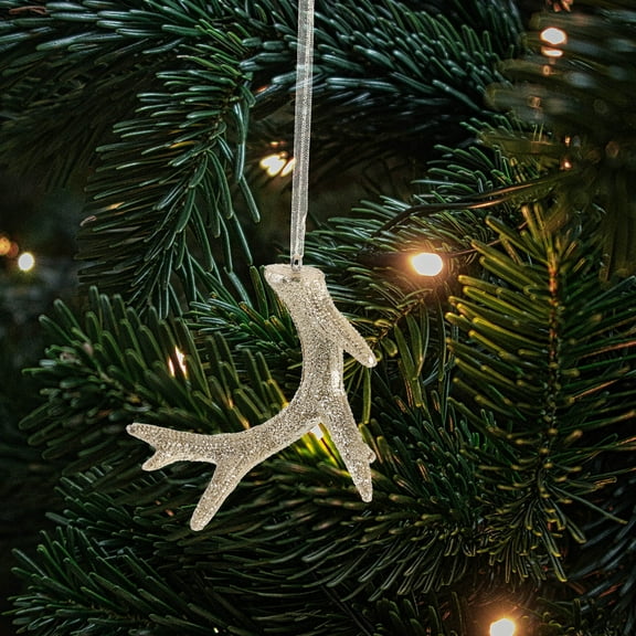 MUSEYA Faux Antlers for Crafts Deer Antlers Decoration Rose Gold 1Set