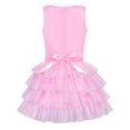 thumbnail image 3 of Girls Dress Ruffle Skirt Pink Flower Birthday Party 5 Years, 3 of 7