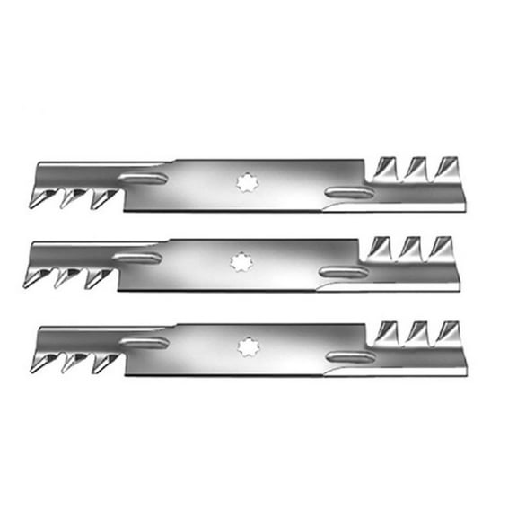 RAParts 3 Mulching Replacement Blades Fits John Deere GY20852 X140 D140 D150 D160 48"