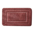 thumbnail image 3 of Fmbmuo Rectangle Bathroom Rugs Machine Washable Flat Pile Modern Bath Mats for Bathroom 100%Polyester 16x24in Watermelon Red, 3 of 4